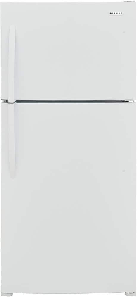 Front. Frigidaire - 20.0 Cu. Ft. Top Freezer Refrigerator - White.