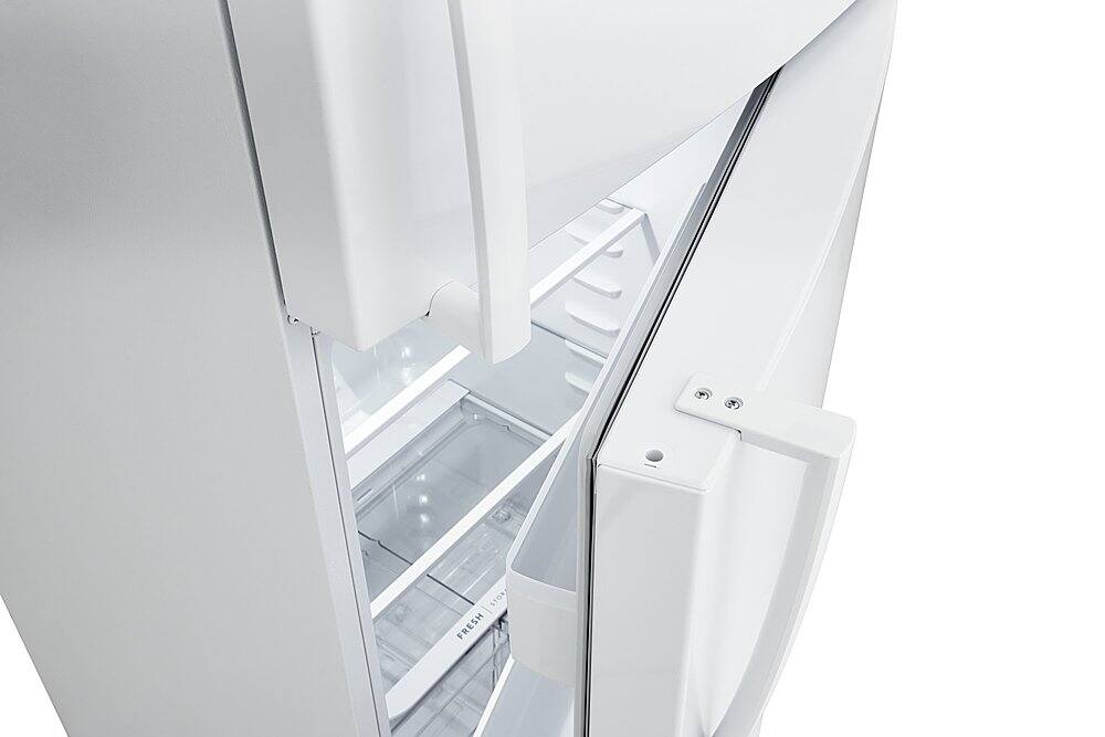 Alt View 5. Frigidaire - 20.0 Cu. Ft. Top Freezer Refrigerator - White.