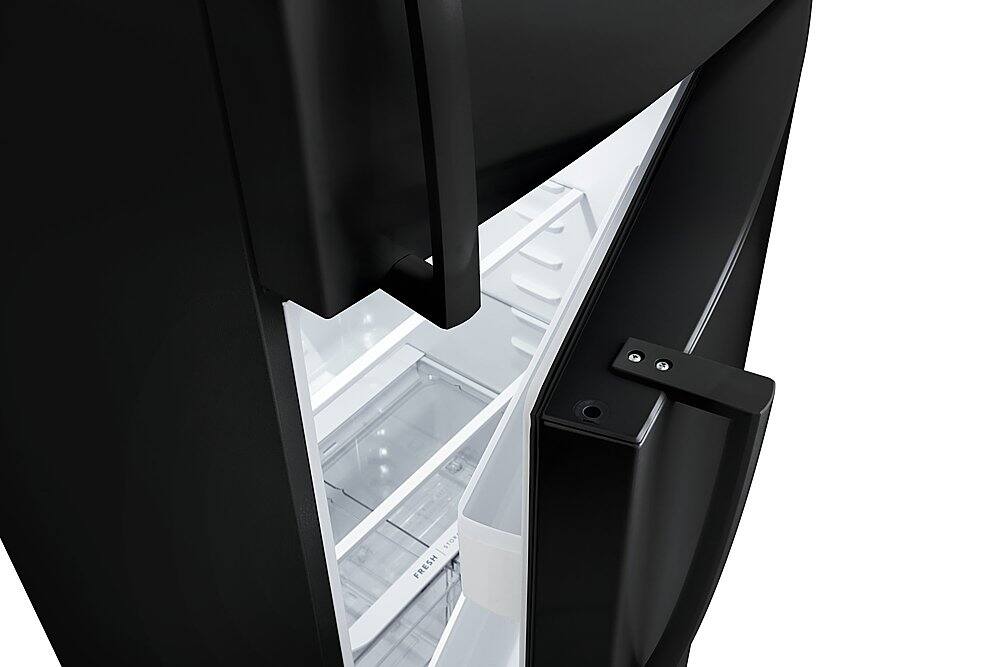 Alt View 5. Frigidaire - 20.0 Cu. Ft. Top Freezer Refrigerator - Black.