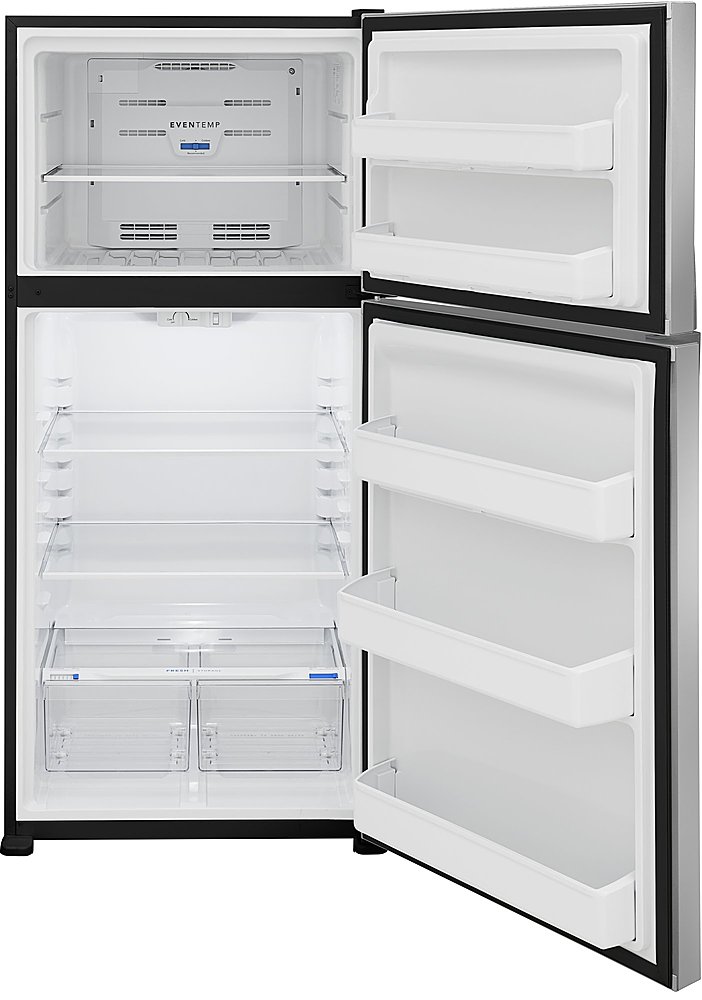 Frigidaire 20.0 Cu. Ft. Top Freezer Refrigerator Stainless Steel ...