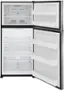 Alt View 1. Frigidaire - 20.0 Cu. Ft. Top Freezer Refrigerator - Stainless Steel.