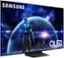 The image features a large Samsung OLED television screen with a man in a space suit on the screen. The television is placed on a stand, and the screen is dominating the image. The Samsung OLED television is known for its high-quality display and vibrant colors, making it an attractive choice for entertainment and gaming enthusiasts.