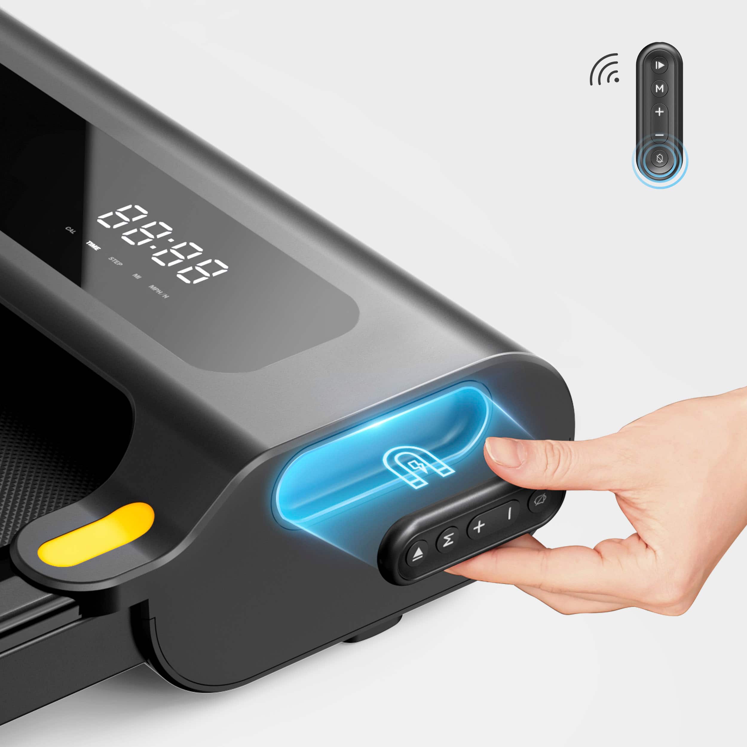 Alt View 14. Urevo - SP1 Lite Under Desk Treadmill & Walking Pad - Black.