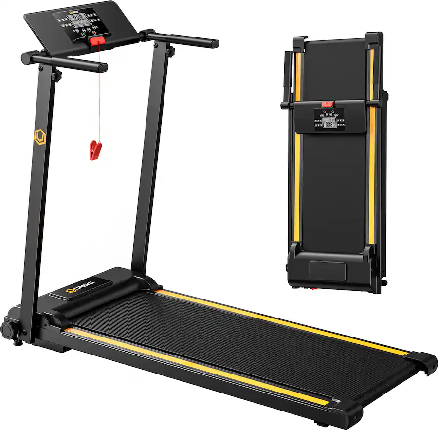 Urevo Foldi Mini Folding Treadmill Black URTM006 Best Buy