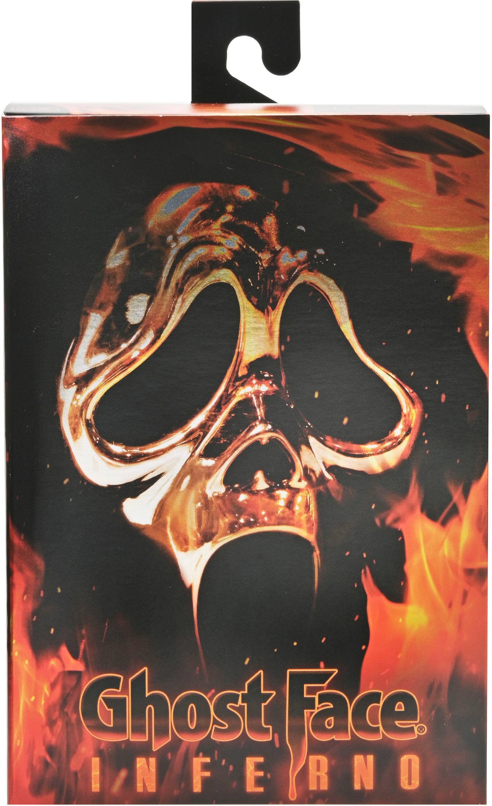 Left. NECA - Ultimate Ghost Face Inferno 7” Scale Action Figure.