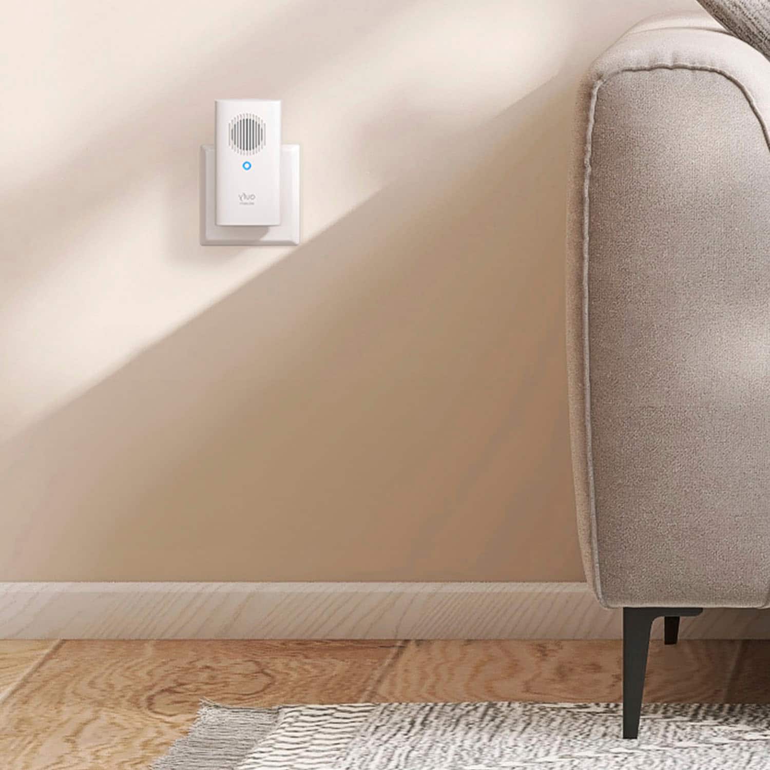 Left. eufy - Chime Add-On for eufy Video Doorbell E340 - White.