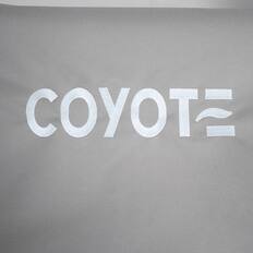 Angle. Coyote Outdoor Living - Cover Electric Grill head - Gray.