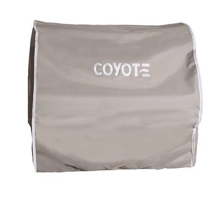 Angle. Coyote Outdoor Living - Cover 36" Pellet Grill Head Only - Gray.