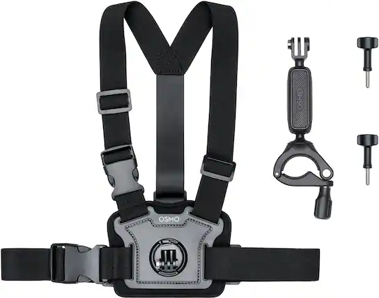 Front. DJI - Osmo Action Biking Accessory Kit - Black.