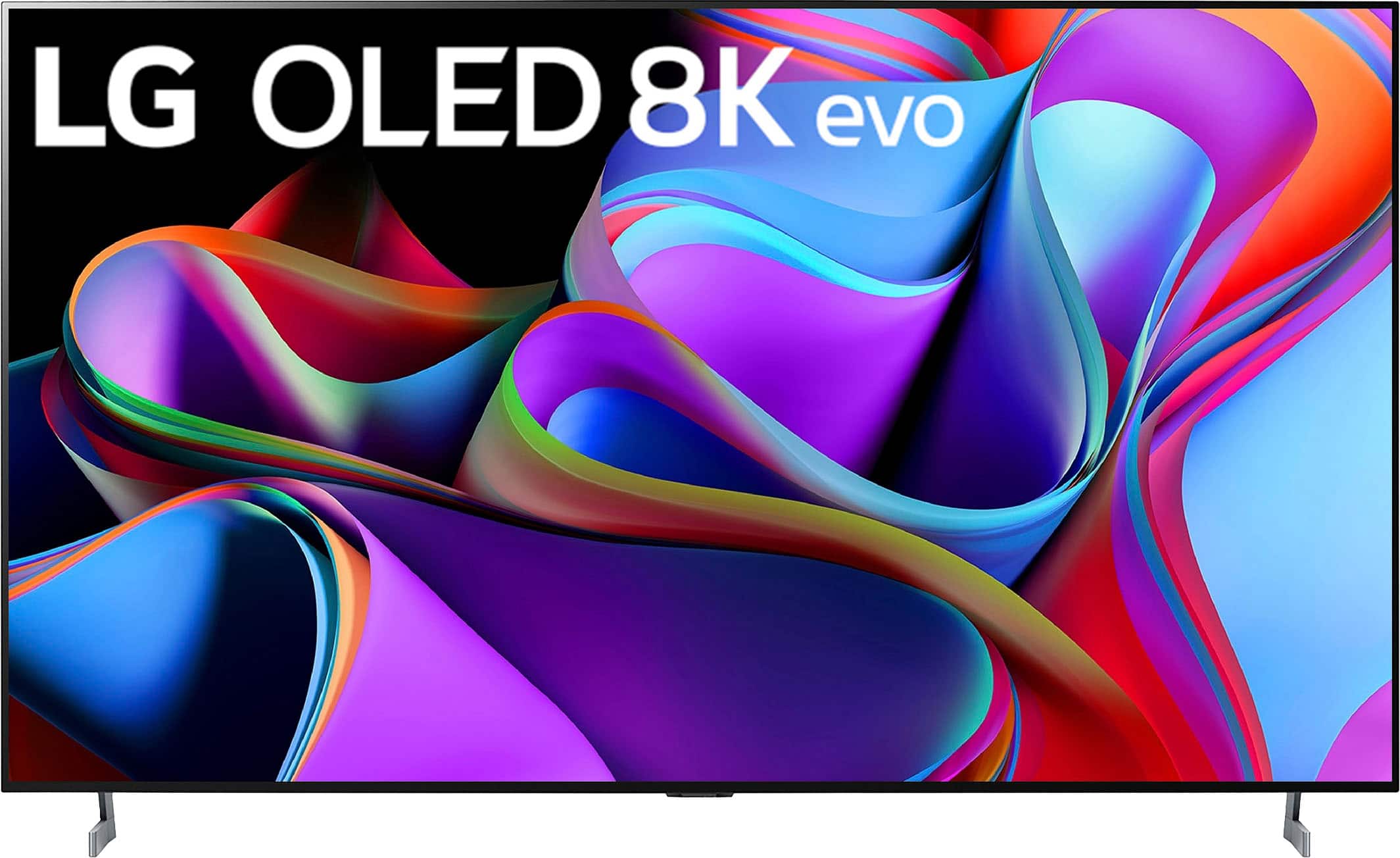 Front. LG - 77" Class Z3 Series OLED evo 8K UHD Smart webOS TV.