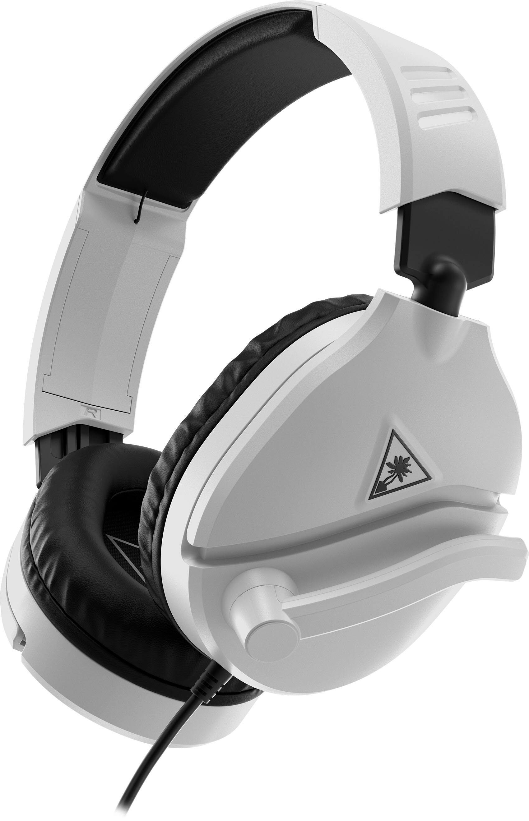 Angle. Turtle Beach - Recon 70 Wired Multiplatform Gaming Headset for PS5, PS4, Xbox Series X|S, Switch, PC & Mobile with 3.5mm Connection - White.