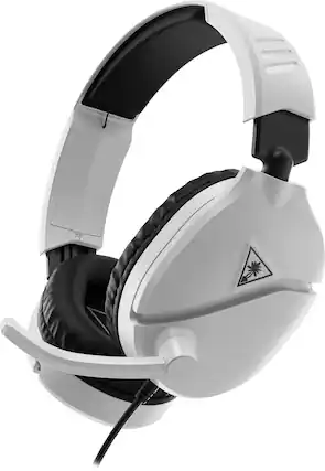 Front. Turtle Beach - Recon 70 Wired Multiplatform Gaming Headset for PS5, PS4, Xbox Series X|S, Switch, PC & Mobile with 3.5mm Connection - White.