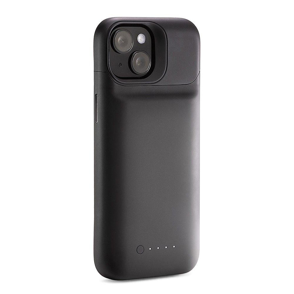 Front. mophie - mophie Juice Pack iPhone 15 - Black.