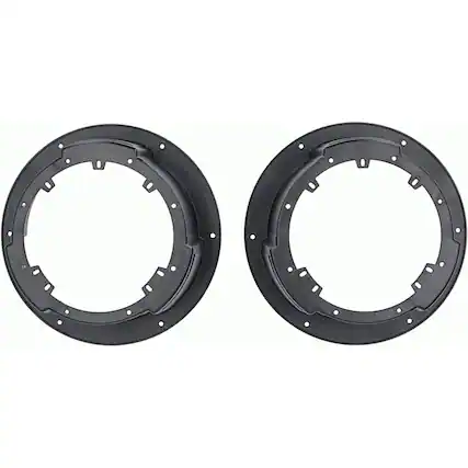Front. Metra - Universal Speaker Adapter for 6.5” or 6.75” Speakers (Pair) - Black.