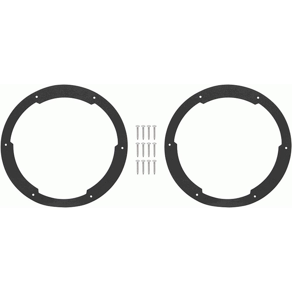 Alt View 12. Metra - Universal Speaker Adapter for 6.5” or 6.75” Speakers (Pair) - Black.
