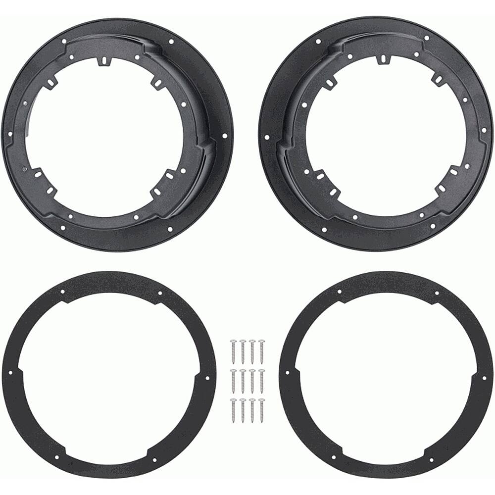 Alt View 13. Metra - Universal Speaker Adapter for 6.5” or 6.75” Speakers (Pair) - Black.