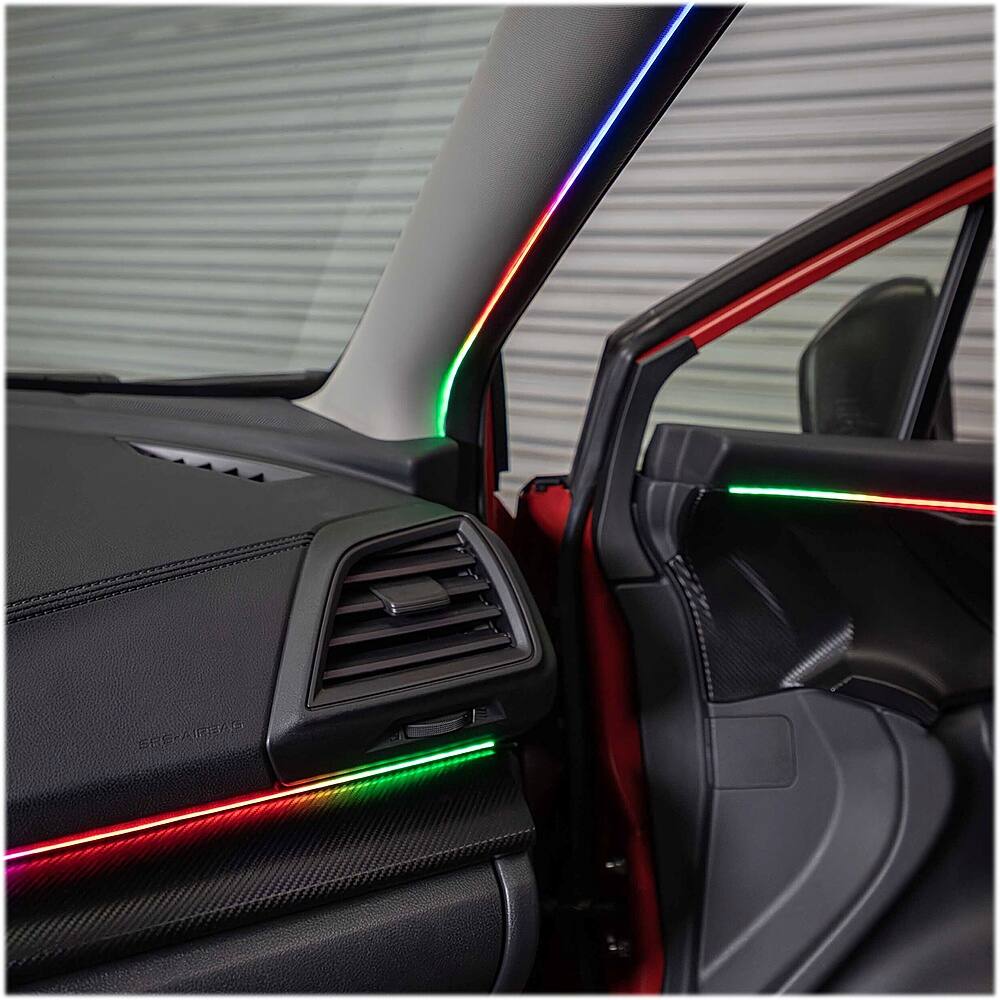 Alt View 17. Metra - Heise Chasing LED Interior Ambient Lighting Kit - Multi.