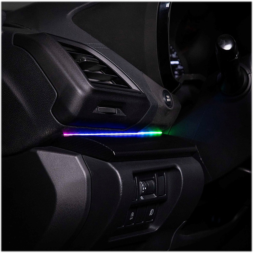 Alt View 19. Metra - Heise Chasing LED Interior Ambient Lighting Kit - Multi.