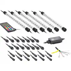 Angle. Heise - Heise Chasing LED Grille Lighting Kit - Multi.