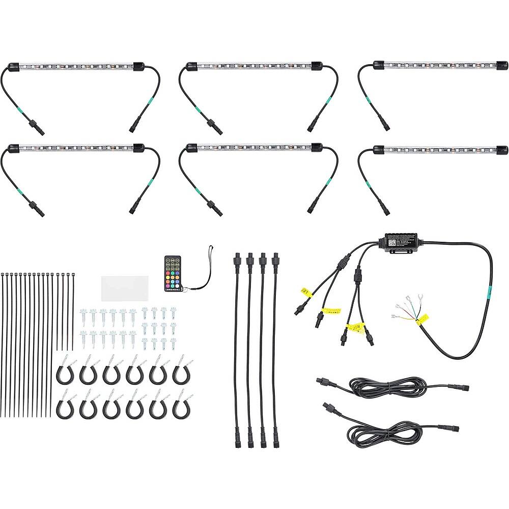 Alt View 14. Heise - Heise Chasing LED Grille Lighting Kit - Multi.