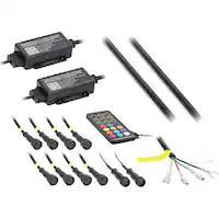 Metra - Heise Chasing LED Ambient Door Lighting Kit - Multi - Angle_Zoom