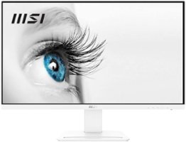 MSI - Pro MP273AW 27" FHD 100Hz 1ms Free Sync Monitor ,Built-in Speakers (DisplayPort, HDMI,VGA port ) - Matte White - Matte White - Front_Zoom