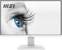 MSI - Pro MP243XW 24" FHD 100Hz 1ms Adaptive Sync Monitor ,Built-in Speakers (DisplayPort, HDMI ) - Matte White - Front_Zoom