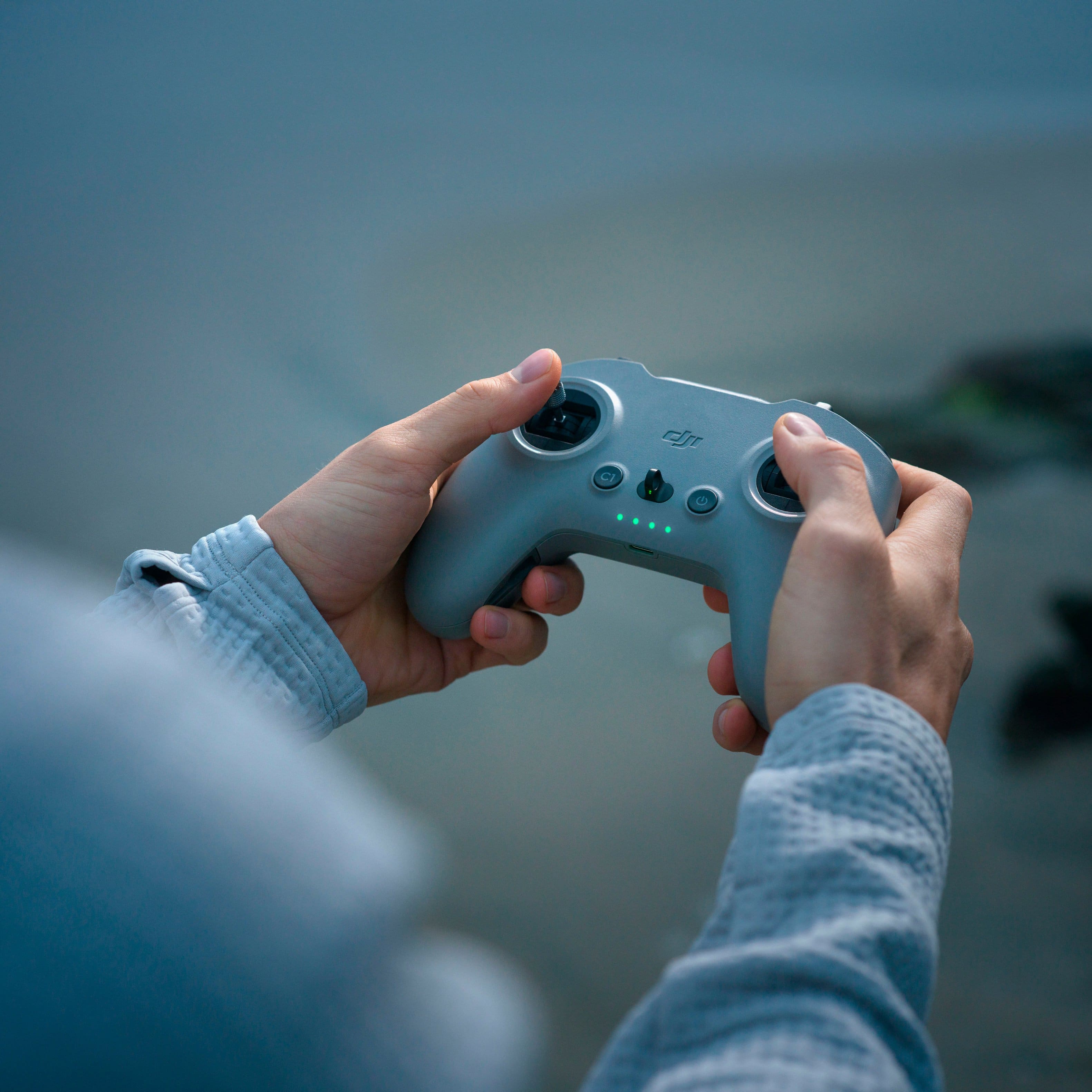 Alt View 15. DJI - FPV Remote Controller 3 - Gray.