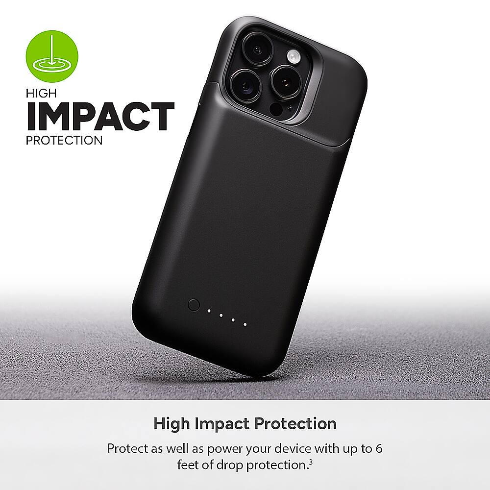 High Impact Protection: Protect as well as power your device with up to 6 feet of drop protection.
