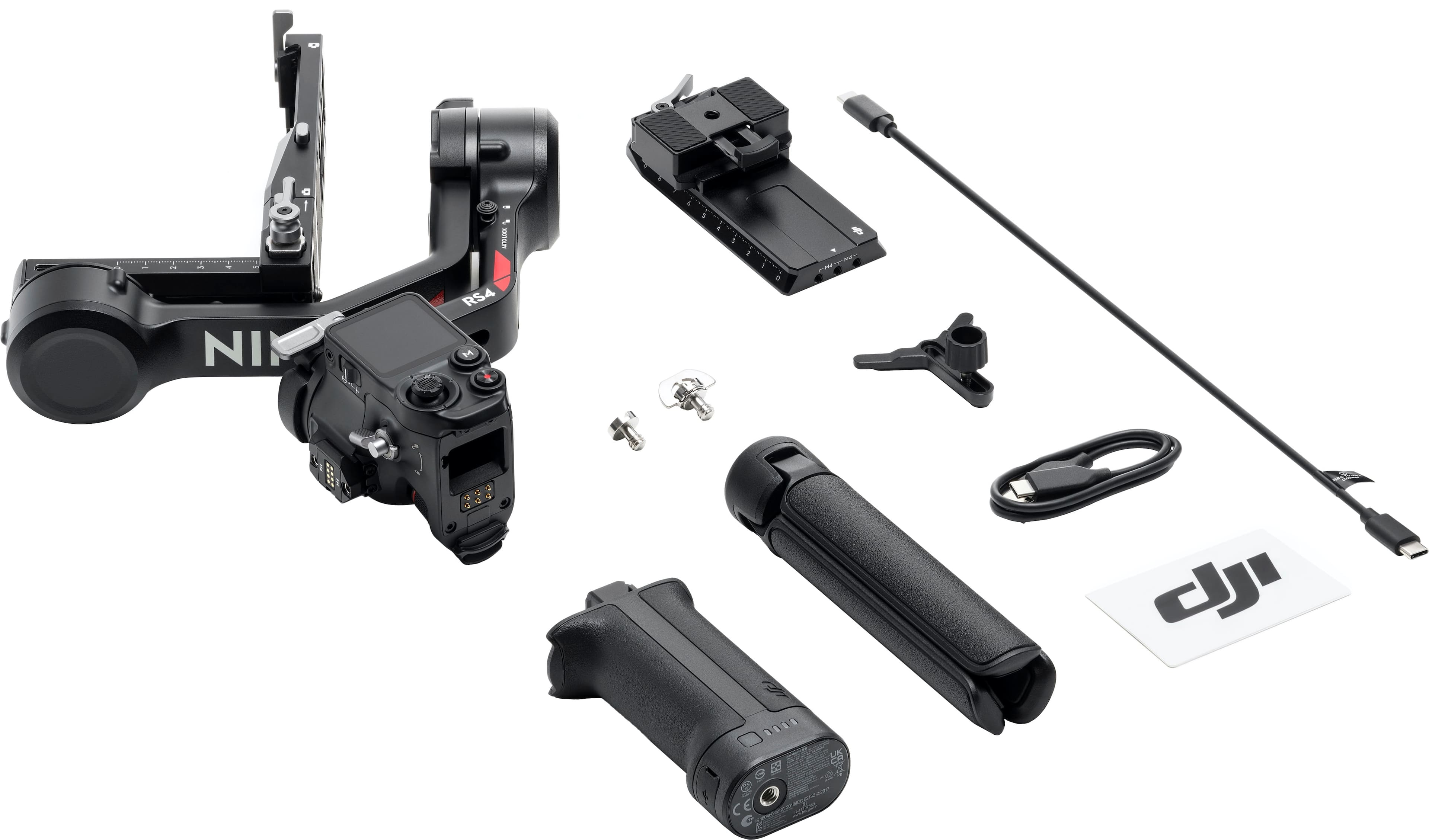 Alt View 14. DJI - RS 4 3-Axis Gimbal Stabilizer for Cameras - Black.