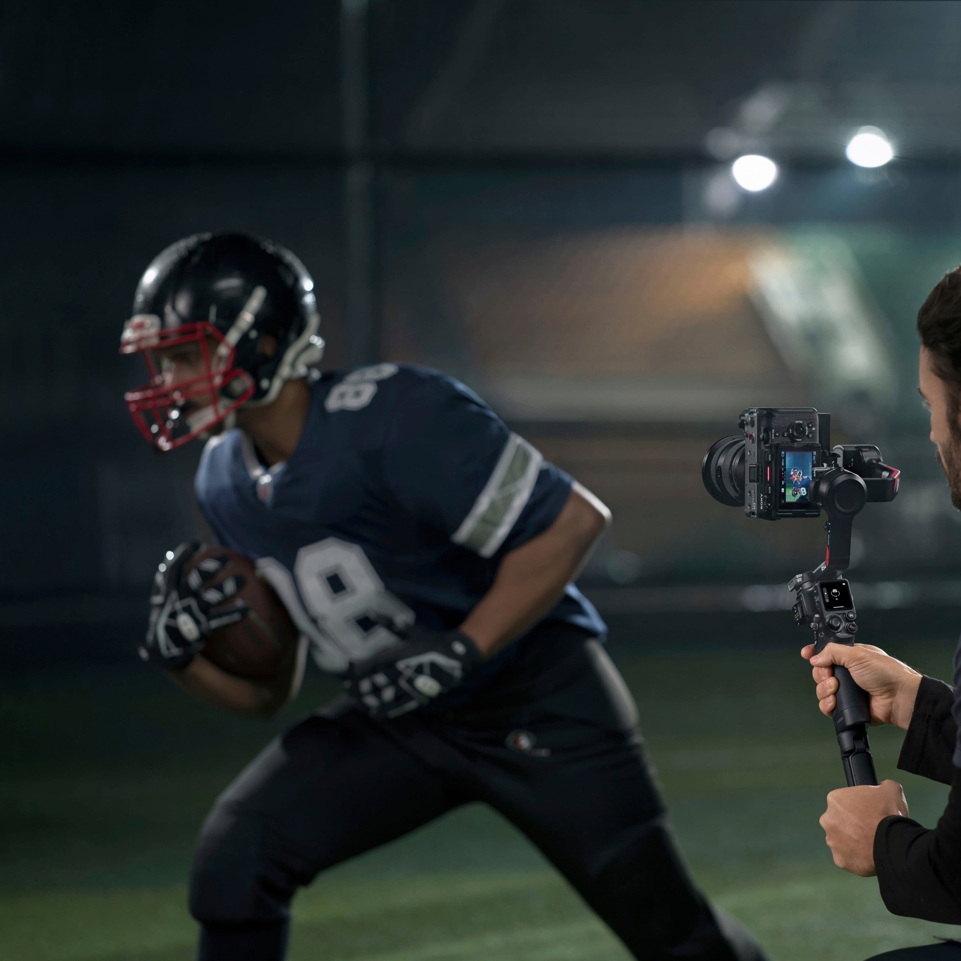 Alt View 17. DJI - RS 4 3-Axis Gimbal Stabilizer for Cameras - Black.