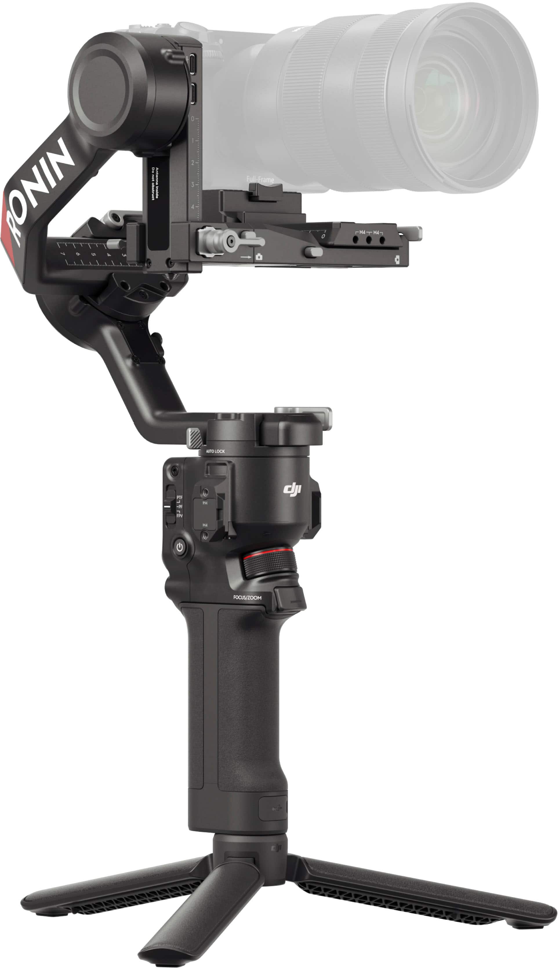Alt View 13. DJI - RS 4 Combo 3-Axis Gimbal Stabilizer for Cameras - Black.