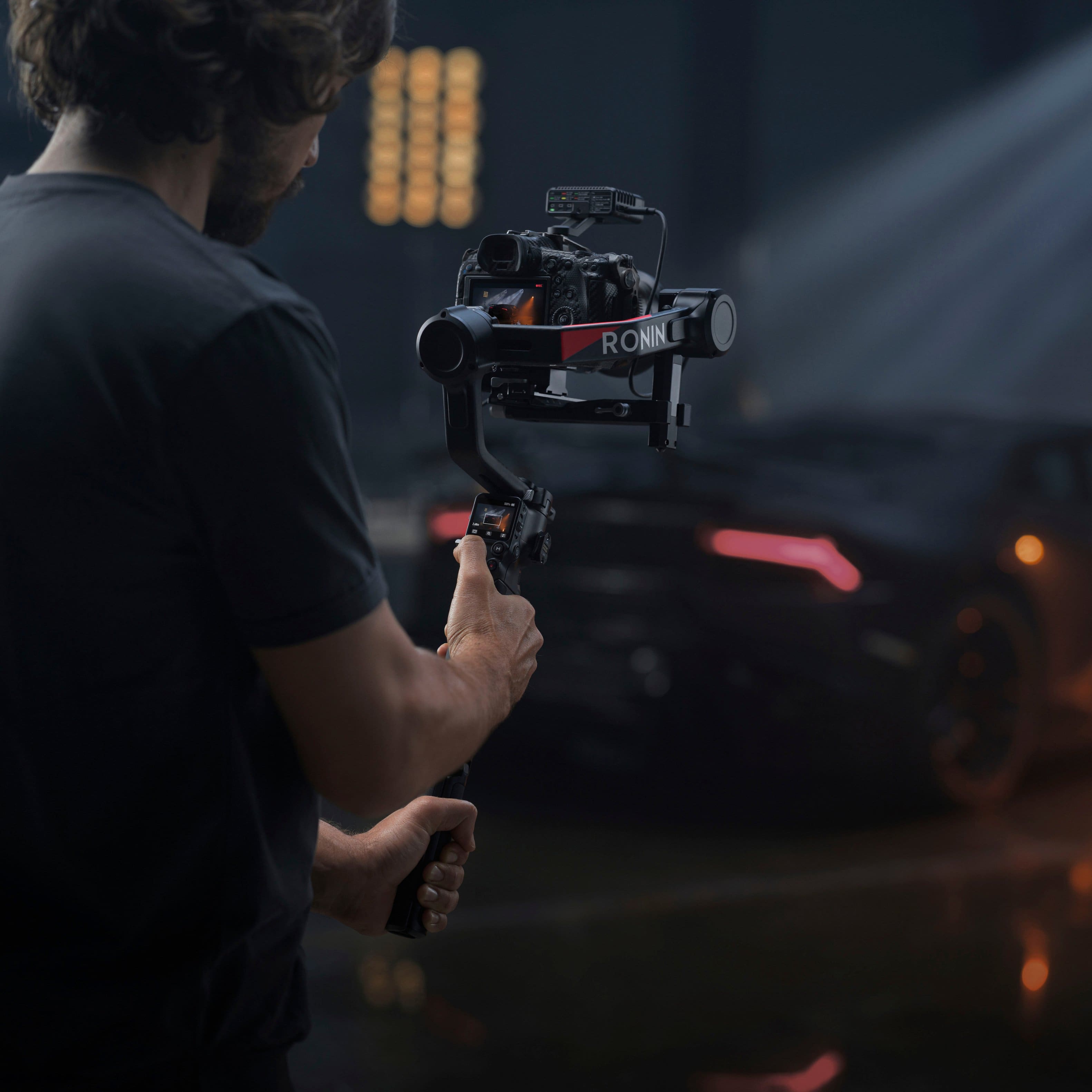 Alt View 15. DJI - RS 4 Pro Combo 3-Axis Gimbal Stabilizer for Cameras - Black.