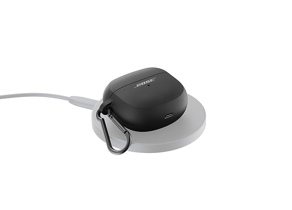 Alt View 12. Bose - Wireless Charging Case Cover for Ultra Open Earbuds - Black.