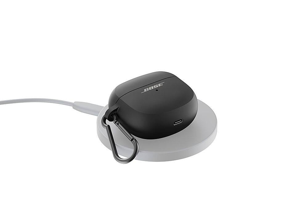 Alt View 12. Bose - Wireless Charging Case Cover for Ultra Open Earbuds - Black.