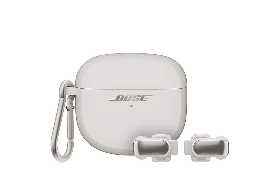 Alt View 13. Bose - Wireless Charging Case Cover for Ultra Open Earbuds - White Smoke.