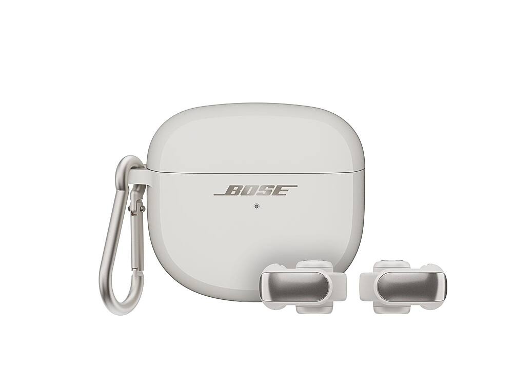 Alt View 13. Bose - Wireless Charging Case Cover for Ultra Open Earbuds - White Smoke.