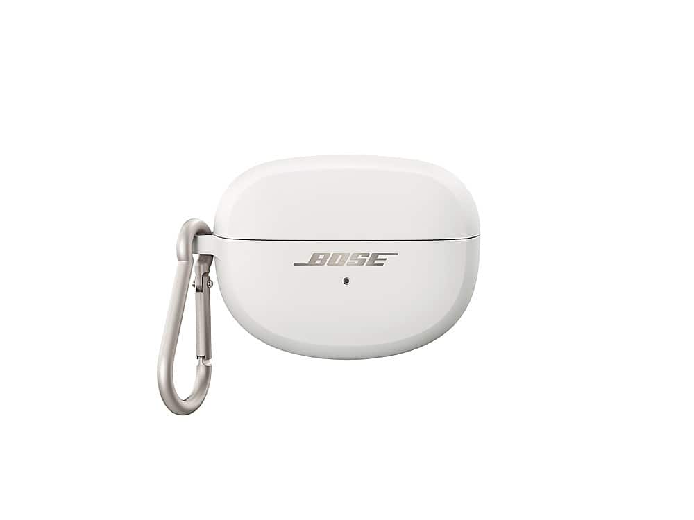 Bose - Silicone Case Cover for Ultra Open Earbuds - White Smoke - Front_Zoom