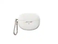 Front. Bose - Silicone Case Cover for Ultra Open Earbuds - White Smoke.