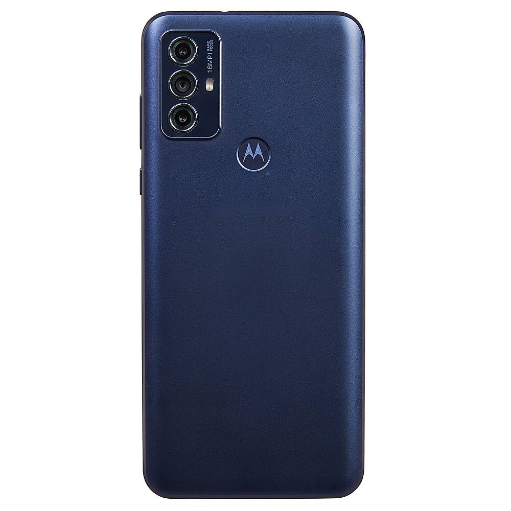 Back View: Total by Verizon - moto g Play 32GB Prepaid with 30 Days of Service Bundle - Blue