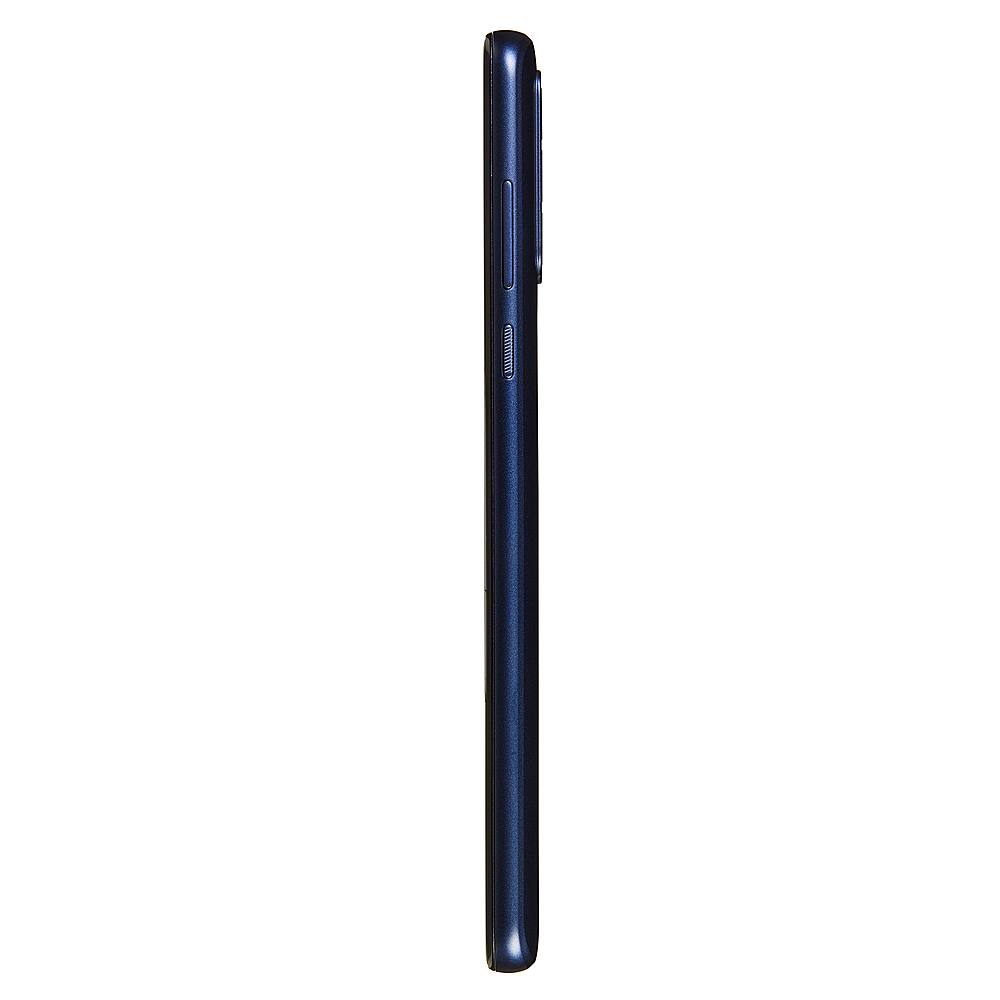 Left View: Total by Verizon - moto g Play 32GB Prepaid with 30 Days of Service Bundle - Blue