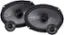 Angle. KICKER - KS Series 6X9" 2-Way Component Car Speakers with Polypropylene Cones (Pair) - Black.
