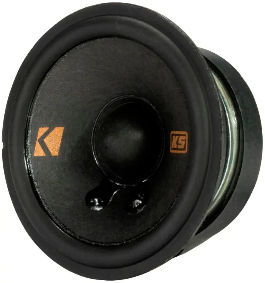 Alt View 15. KICKER - KS Series 6X9" 2-Way Component Car Speakers with Polypropylene Cones (Pair) - Black.