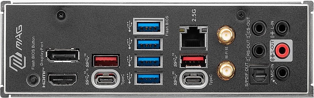 Alt View 14. MSI - MAG X670E TOMAHAWK WIFI (Socket AM5) AMD X670 ATX DDR5 Wi-Fi 6E Motherboard - Black.