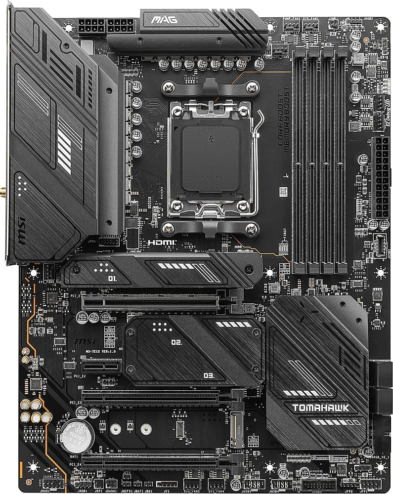 MSI – MAG X670E TOMAHAWK WIFI (Socket AM5) AMD X670 ATX DDR5 Wi-Fi 6E Motherboard – Black Sansujyuku sansujyuku.com