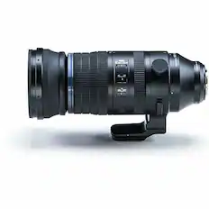 Front. Olympus - M.ZUIKO DIGITAL 150-600 mm f/5-6.3 Telephoto Varifocal Lens Micro Four Thirds Mount - Black.