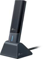 TP-Link - AXE5400 Wi-Fi 6E High Gain Wireless USB Adapter - Black - Front_Zoom