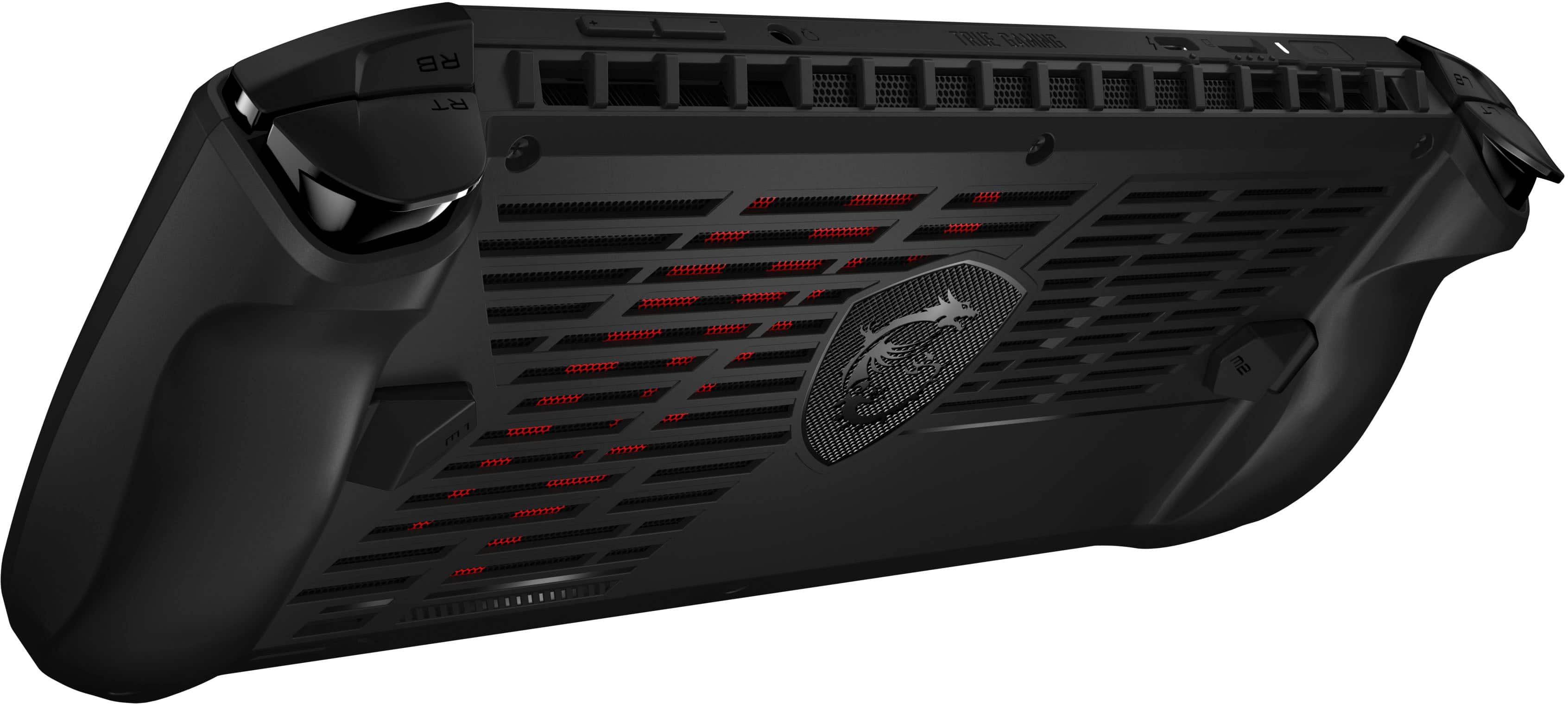 Alt View 15. MSI - Claw A1M 7" 120Hz FHD 1080P Gaming Handheld-Intel core CU5 135H-Intel Arc-16GB-512GBSSD - Black.