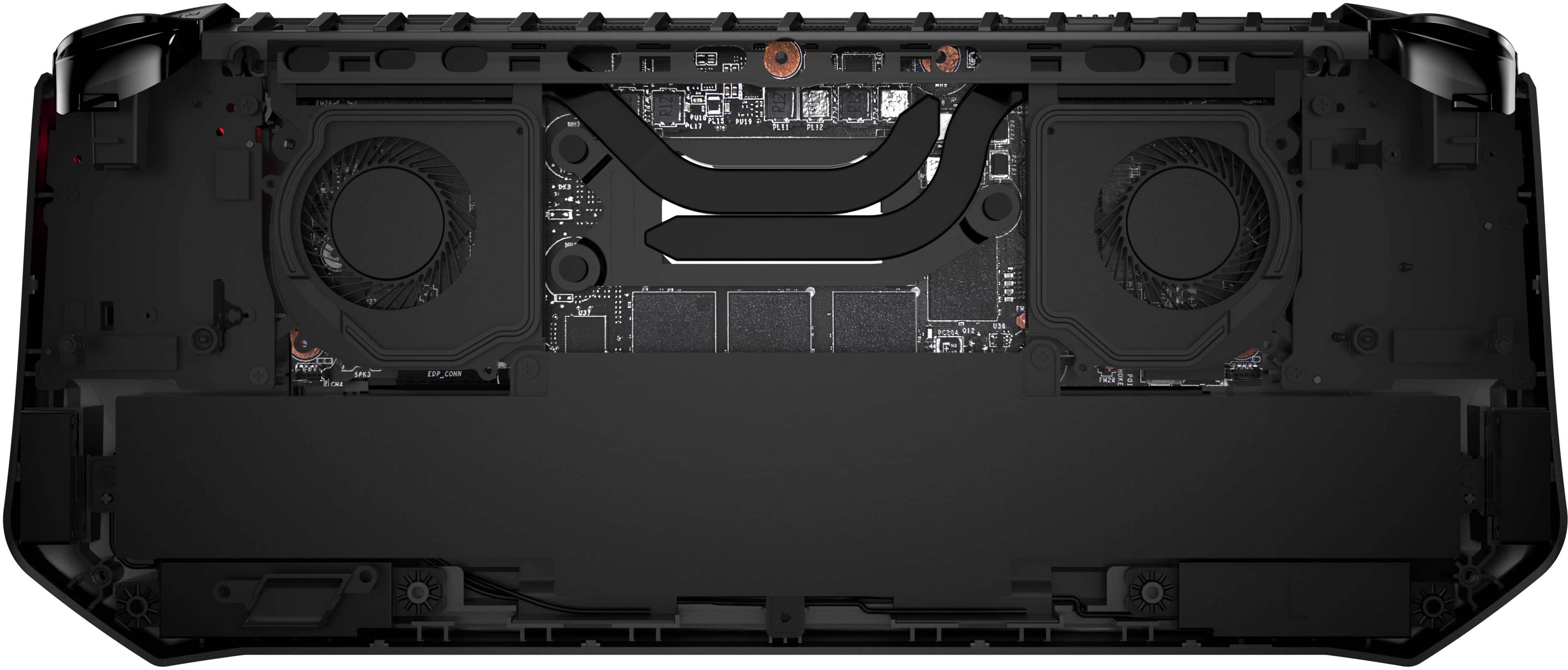 Angle. MSI - Claw A1M 7" 120Hz FHD 1080P Gaming Handheld-Intel core CU7 155H-Intel Arc-16GB-512GBSSD - Black.