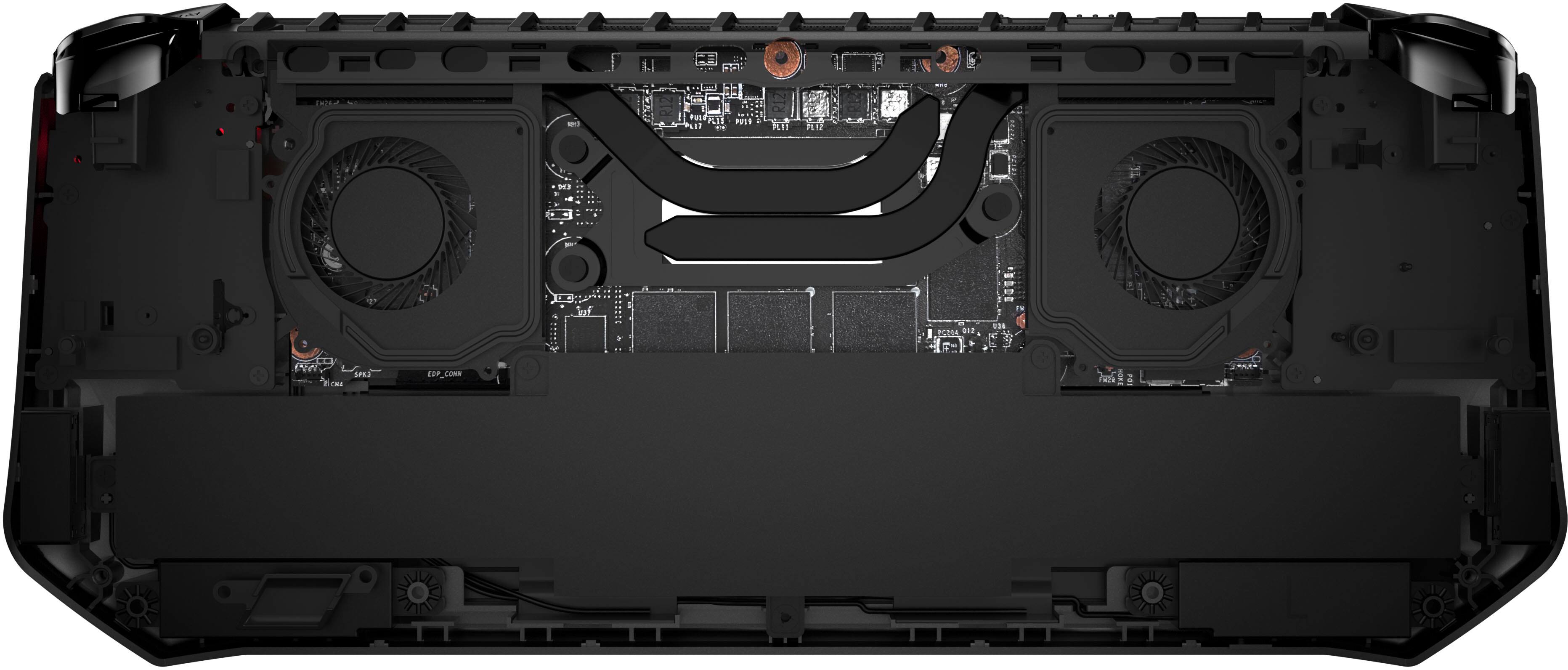 Angle. MSI - Claw A1M 7" 120Hz FHD 1080P Gaming Handheld-Intel core CU7 155H-Intel Arc-16GB-512GBSSD - Black.